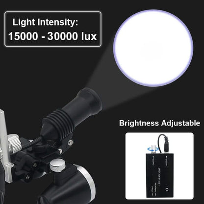 Bienelia™ Conjunto de casco con lupa para cirugía dental