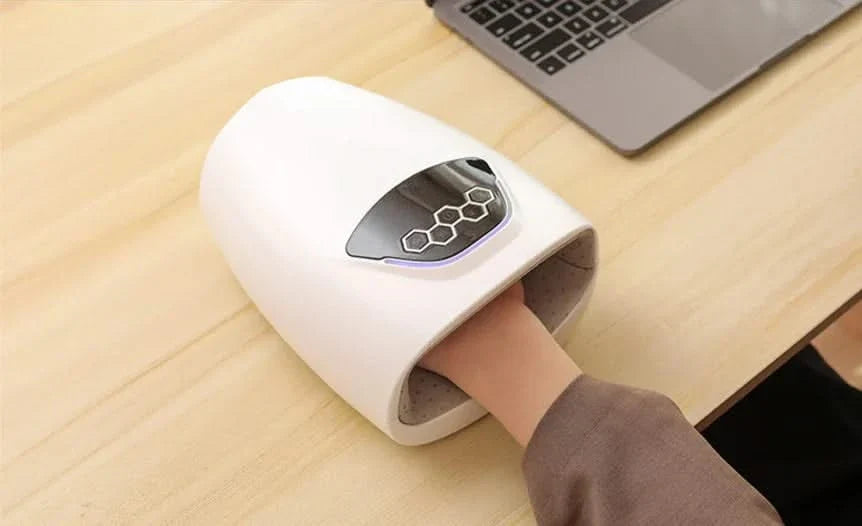 Bienelia™ Masajeador eléctrico de manos con calor y compresión