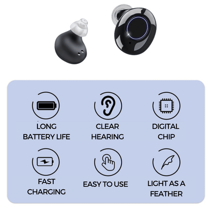 Bienelia™ Audífonos recargables de diseño moderno