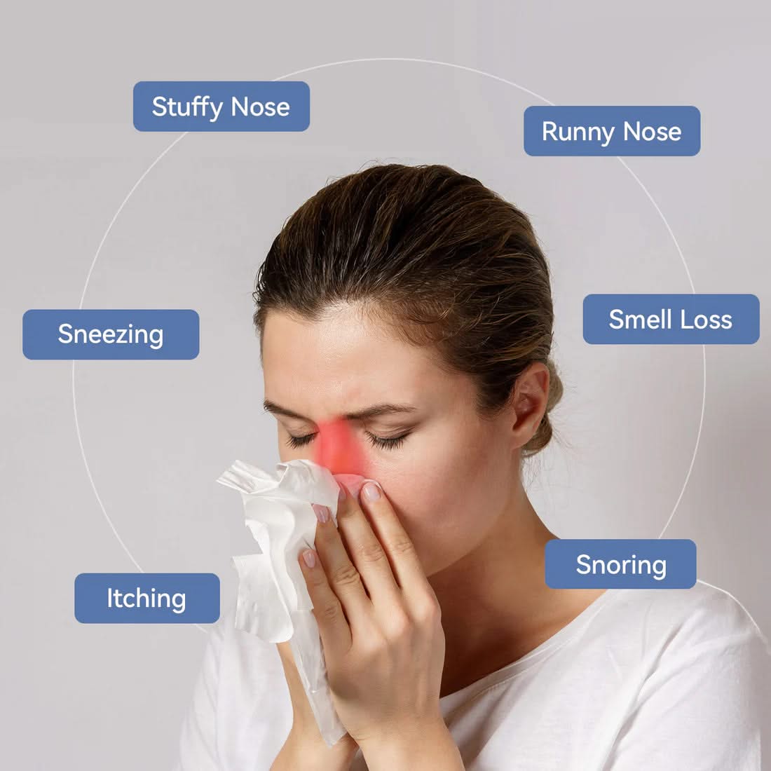 Bienelia™ Dispositivo nasal infrarrojo para aliviar la sinusitis y las alergias