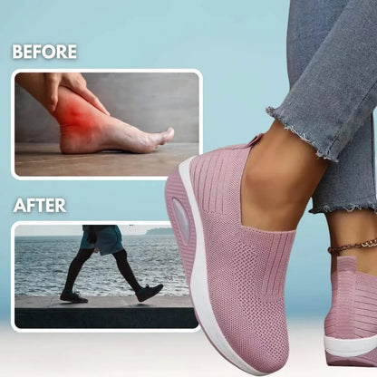 Bienelia™ Zapatos ortopédicos para mujer con soporte para pies planos